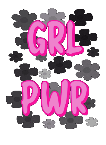 Artbyro1 giphyupload girl power positivity Sticker