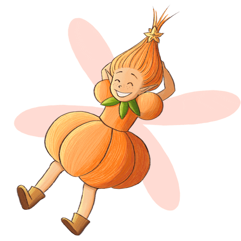 Pintapinxo giphyupload happy pumpkin fairy Sticker