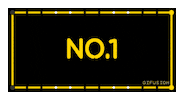 Neon Gold Sticker
