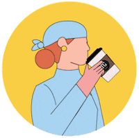 Coffee Doctor Sticker by TantoGusto Cafe