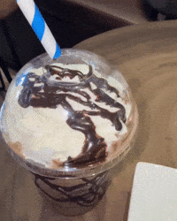 Iced Coffee Latte GIF