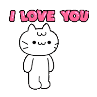 I Love You Sticker by Mikitti