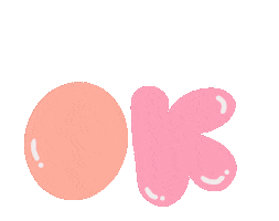 Pink Ok Sticker by Demic