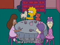 lisa simpson doctor GIF