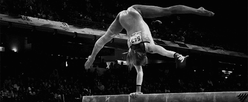black and white olympics GIF
