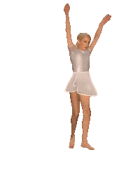 couchsisters dance animation dancing girl Sticker