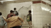 TallBoyz subway crime tripping isaac GIF