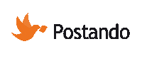 Logo Postcard Sticker by Postando.de