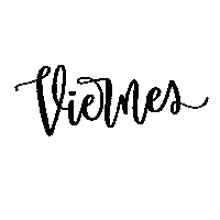 Fin De Semana Lettering Sticker