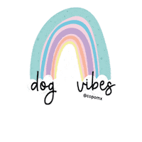 Dog Rainbown Sticker by copomx