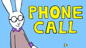 Ringing Call Me GIF by Simon Super Rabbit