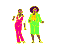 yachtrockrevue animation rock disco vfx Sticker