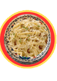 Pasta Spaghetti Sticker by GIF IT UP