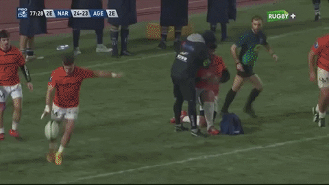 rugby_vids giphyupload goal line dropout drop goal drop goal goal line dropout drop goal goal line drop out GIF