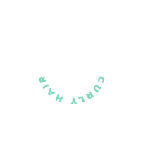 Relax Curly Hair Sticker by Vita33shop