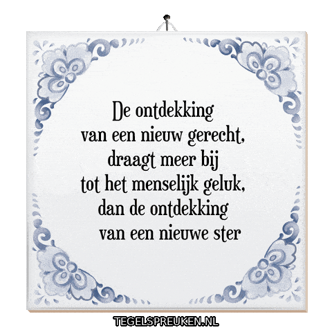 Wijsheid Nieuw Sticker by Tegelspreuken.nl