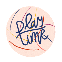 Volley Playtime Sticker by Andrea Tredinick