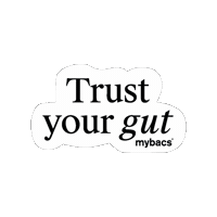 Guthealth Microbiome Sticker by mybacs