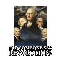 Revolting Founding Father Sticker