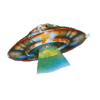 space flying Sticker by fiorucci