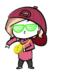 alina923 cool rap bad girl alina Sticker