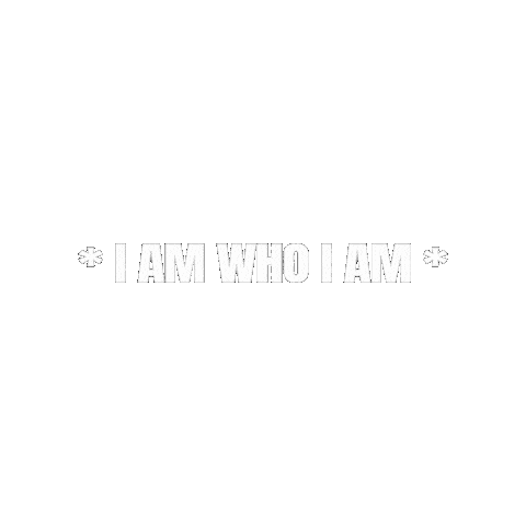 I Am Who I Am World Sticker by Stefan Fashion