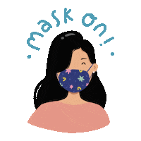 Girl Wearing Sticker