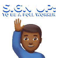 Emoji Voting Sticker by #GoVote