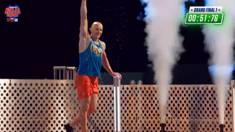 Excited Australia GIF by Australian Ninja Warrior