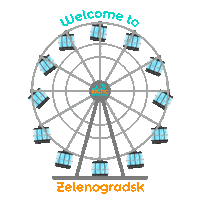 balticsupsurf ferris wheel baltic sea балтика balticsupsurf Sticker