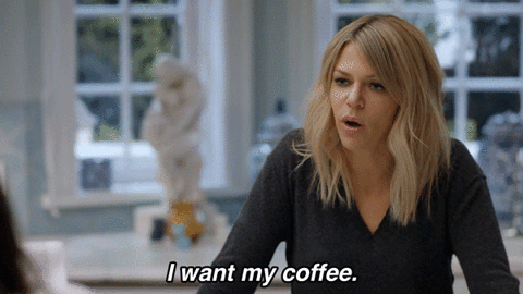 kaitlin olson coffee GIF by The Mick