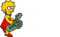 lisa simpson STICKER