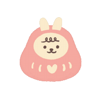 In Love Rabbit Sticker