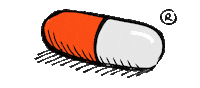 Relax Pill Sticker by Humad®