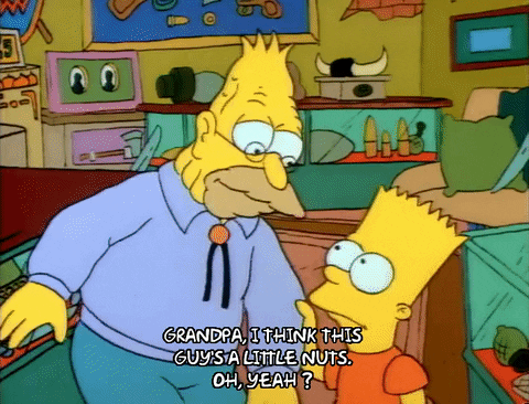 Season 1 Grandpa Simpson GIF by The Simpsons