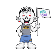 Happy Miss You Sticker by Zhot