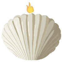 Fire Candle Sticker