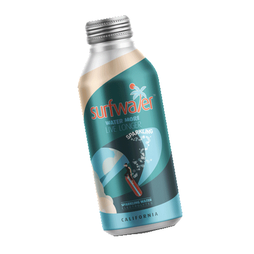 Surfwater water beach wave marketing Sticker