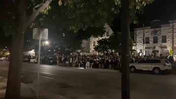 Protesters Gather Outside University Fraternity House in Nebraska Amid Sexual Assault Allegation