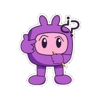 Thinking Think Sticker by Linktim