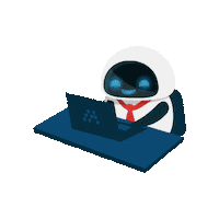 Work Robot Sticker by Mortgage Automator