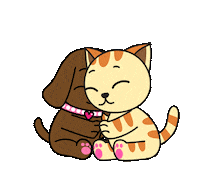 Cat Love Sticker by My Girly Unicorn