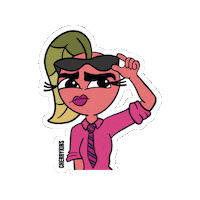 Yeah Right What Sticker by T'Marie Art Company