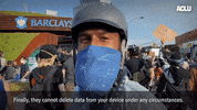 Protesting Know Your Rights GIF by ACLU