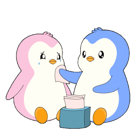 Feel Better I Love You Sticker by Pudgy Penguins