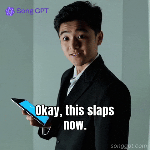 Vibe Slaps GIF by SongGPT