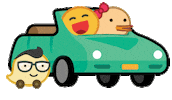 waze carpool dc Sticker by Vai de Carona