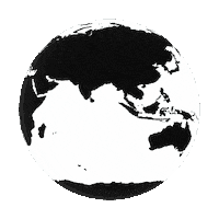 OneEarthBeat earth globe heartbeat earthbeat Sticker
