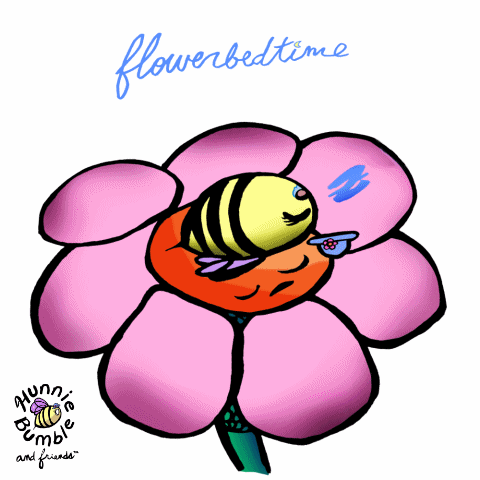 Sleepy Sleep Well GIF by Hunnie the Bee