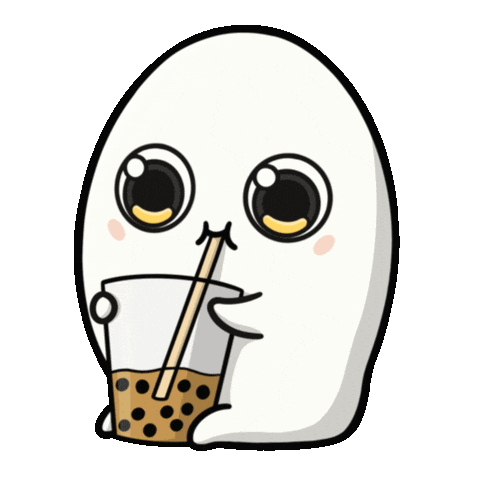 Tea Drinking Sticker